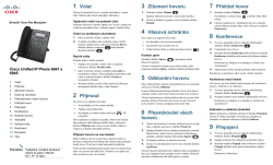 Stru&Auml;�n&Atilde;&frac12; &Atilde;&ordm;vod pro mana&Aring;&frac34;ery Cisco Unified IP Phone 6941 a 6945 pro syst&Atilde;&copy;m Cisco Unified Communications Manager 8.6 (SCCP a SIP)