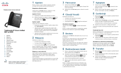 Pornire rapid&Auml;&fnof; pentru manageri, pentru telefoanele IP Cisco Unified 6941 &Aring;&Yuml;i 6945 pentru Cisco Unified Communications Manager 8.6 (SCCP &Aring;&Yuml;i SIP)