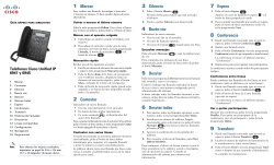 Gu&Atilde;&shy;a r&Atilde;&iexcl;pida para directivos de los tel&Atilde;&copy;fonos IP 6941 y 6945 de Cisco Unified para Cisco Unified Communications Manager 8.6 (SCCP y SIP)