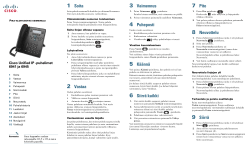 Cisco Unified IP -puhelinten 6941 ja 6945 esimiesten pika-aloitusopas Cisco Unified Communications Manager 8.6:lle (SCCP ja SIP)