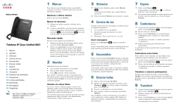 In&Atilde;&shy;cio r&Atilde;&iexcl;pido do telefone IP Cisco Unified 6921 para Cisco Unified Communications Manager 8.6 (SCCP e SIP)