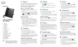Gu&Atilde;&shy;a r&Atilde;&iexcl;pida del tel&Atilde;&copy;fono IP 6921 de Cisco Unified para Cisco Unified Communications Manager 8.6 (SCCP y SIP)