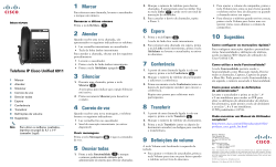 Manual de in&Atilde;&shy;cio r&Atilde;&iexcl;pido do Telefone IP Cisco Unified 6911 para o Cisco Unified Communications Manager 8.0 (SCCP)