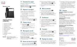 Guide de d&Atilde;&copy;marrage rapide du t&Atilde;&copy;l&Atilde;&copy;phone IP Cisco Unified 6911 pour Cisco Unified Communications Manager 8.0 (SCCP)