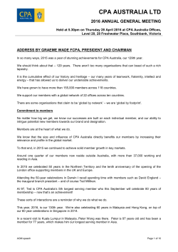 agm address 2016