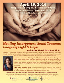 Healing Intergenerational Trauma: Images of Light Hope