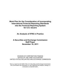 An Analysis of IFRS in Practice