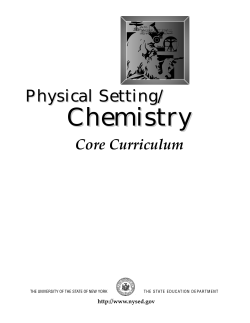 Chemistry Curriculum