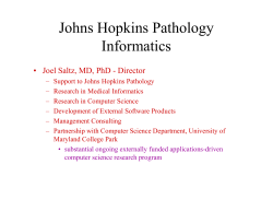 John Hopkins Pathology Informatics