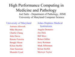 High Performance Computing in Medicine and Pathology