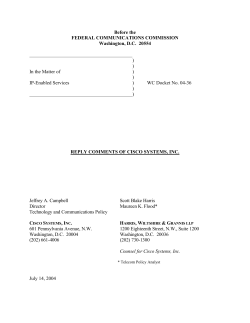 formal Reply Comments