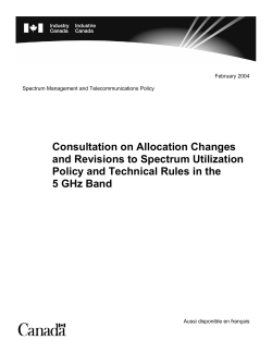open 5 GHz to RLAN use