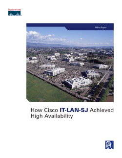 cisco it high availability