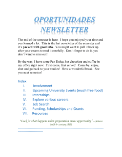 December 8th Newsletter