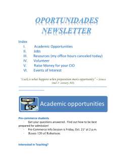 October 12th Newsletter