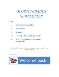 August 23rd Newsletter