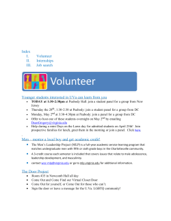 April 20th Newsletter