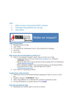 March 14th Newsletter