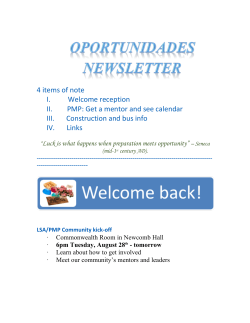 August 28th Newsletter