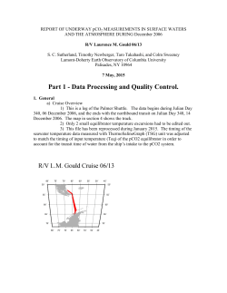 R/V L. M. Gould Cruise 06/13 Documentation (.pdf)