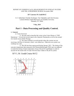 R/V L. M. Gould Cruise 06/12 Documentation (.pdf)