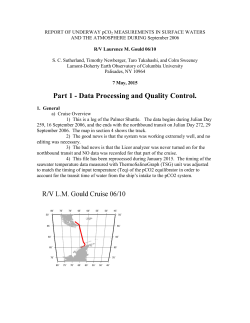 R/V L. M. Gould Cruise 06/10 Documentation (.pdf)