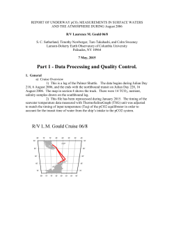 R/V L. M. Gould Cruise 06/8 Documentation (.pdf)