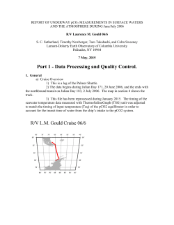 R/V L. M. Gould Cruise 06/6 Documentation (.pdf)