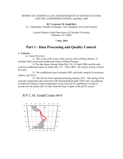 R/V L. M. Gould Cruise 06/4 Documentation (.pdf)