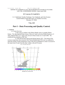 R/V L. M. Gould Cruise 06/3A Documentation (.pdf)