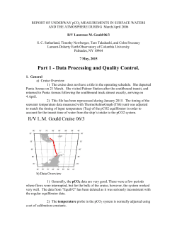 R/V L. M. Gould Cruise 06/3 Documentation (.pdf)