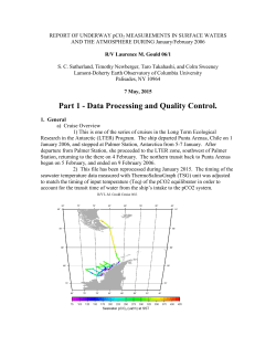 R/V L. M. Gould Cruise 06/1 Documentation (.pdf)