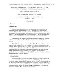 N.B. Palmer Cruise 01/6 Documentation (.pdf)