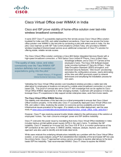 download PDF file Roadmap for a Cisco IT Service-Oriented Data Center 513 KB