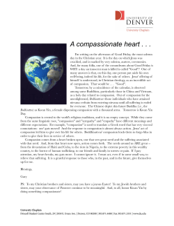 A Compassionate Heart