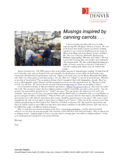 Musings Inspired By Canning Carrots