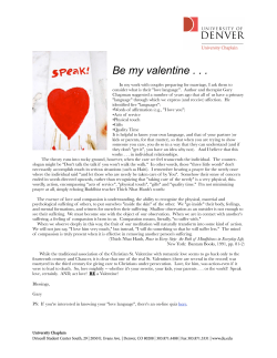 Be My Valentine