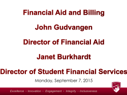 DU Financial Aid and Billing