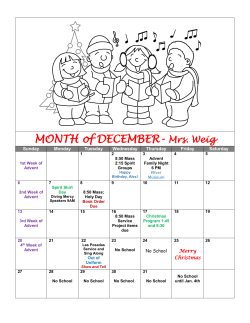 December calendar