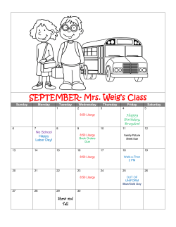 September calendar