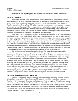 The Minimum-Jerk Trajectory for n-DOF Reaching Movements via Calculus of Variations