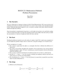 Protein Diffusion in a Lipid Bilayer