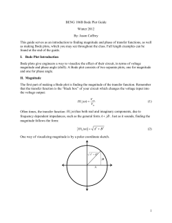 Bode Plot Guide