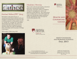 here for Fall 2015 Group descriptions