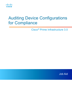 Auditing Device Configurations for Compliance