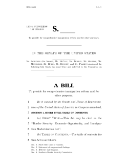 immigration bill