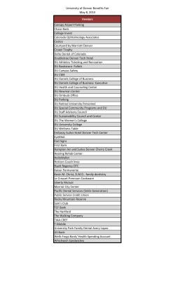 2013 benefits fair vendors