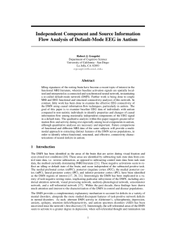 Independent Component and Source Information Flow Analysis of Autism/Normal EEG Neurofeedback Data