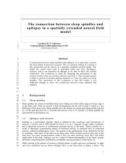 The connection between sleep spindles and epilepsy in a spatially extended neural field model