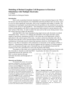 Modeling and control of retinal stimulation by a planar electrode array
